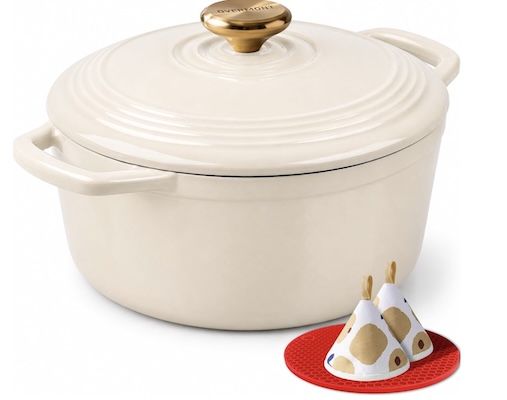 Overmont Bräter Emaille Gusseisen Schmortopf mit 26cm für 49,26€ (statt 58€) Overmont Bräter Emaille Gusseisen Schmortopf mit 26cm für 49,26€ (statt 58€)