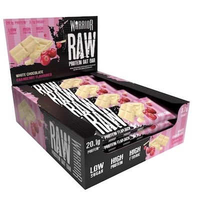 🍫 12x 75g Warrior Raw Proteinriegel Weiße Schokolade für 12,32€ (statt 18€)