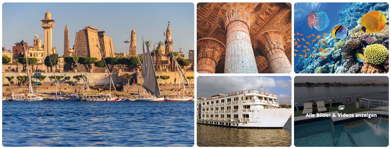 🚢💨 15 Tage Ägypten: 5* Nilkreuzfahrt inkl. ☀️ Badeurlaub (HC 92%) ab 699€ p.P. 🚢💨 15 Tage Ägypten: 5* Nilkreuzfahrt inkl. ☀️ Badeurlaub (HC 92%) ab 699€ p.P.