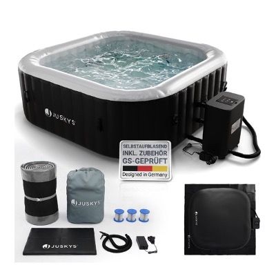 🏠 Juskys Whirlpool SpaLuxe 👙 mit 130 Sprudeldüsen für 293,94€ (statt 470€)