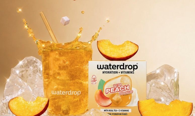 🍋 Waterdrop Microdrink Eistee 36 Drops Pfirsich, Zitrone & Himbeere 🍑 für 18,17€ (statt 29€)