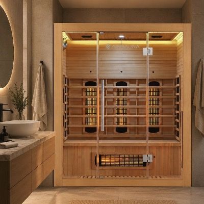 🏠 Artsauna Infrarotkabine Kiruna 160 mit Dual-Technologie ☀️ für 1.280€ (statt 1.699€)