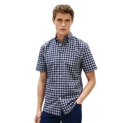 👔 Tommy Hilfiger Flex Poplin Check Kurzarmhemd für 42,68€ (statt 55€)