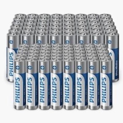 🔋 96x Philips Ultra AA- & AAA-Alkali-Batterien für 19,73€ (statt 30€)