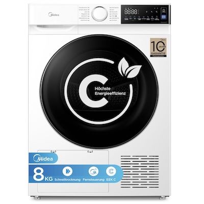 🧺 Midea 8kg Wärmepumpentrockner für 449,98€ (statt 530€)
