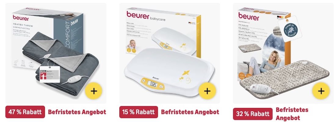 🤗 Amazon: Beurer Sale mit bis zu -65% z.B. Körperfettwaage für 20€ (statt 30€) 🤗 Amazon: Beurer Sale mit bis zu 65% z.B. Körperfettwaage für 20€ (statt 30€)