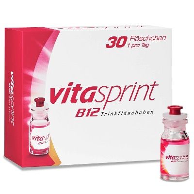 🍋💊 Vitasprint B12 Trinkfläschchen 30 Stück ➡️ Vitamin B12 und Eiweiß ab 25,39€ (statt 34€)