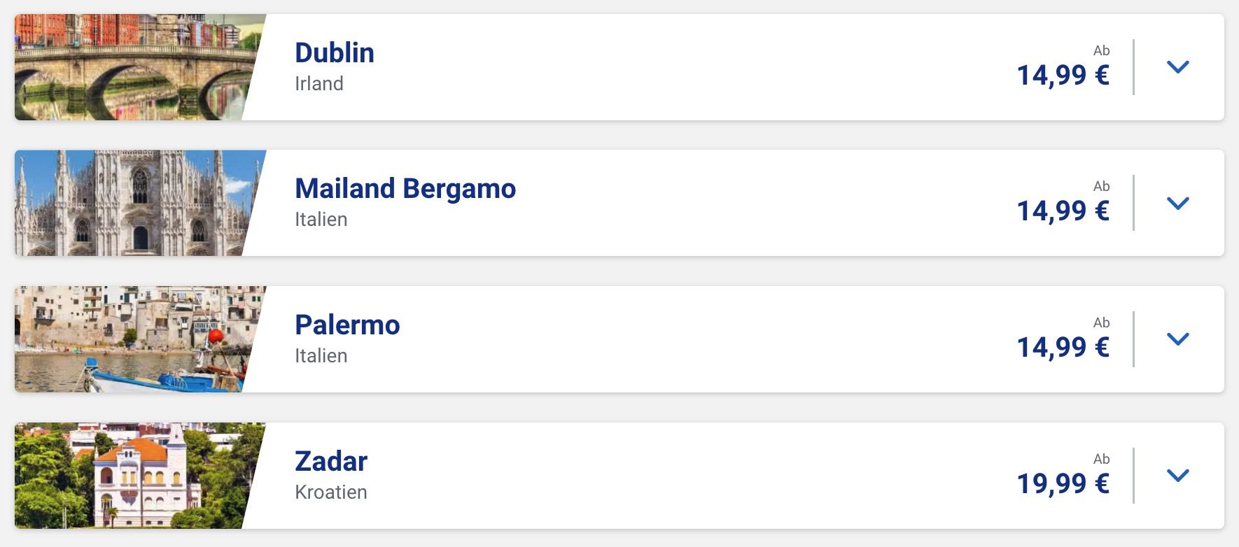 🛩️ Ryanair Fantastische Städtereisen: 🇮🇪 Dublin, 🇮🇹 Mailand oder 🇮🇹 Palermo ab 14,99€