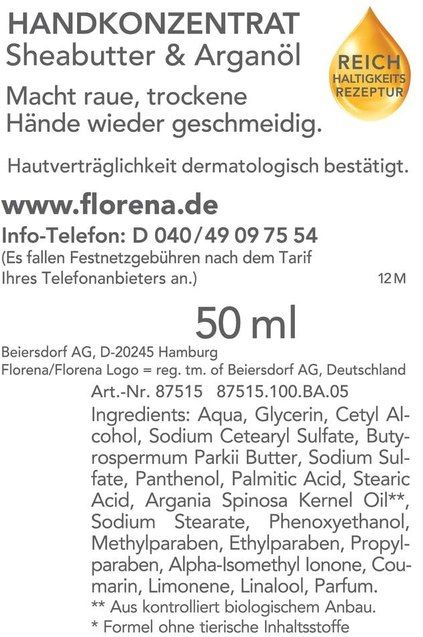 🧴 4x Florena Handcreme Konzentrat (je 50ml) für 4€ (statt 8€) 🧴 4x Florena Handcreme Konzentrat (je 50ml) für 4€ (statt 8€)