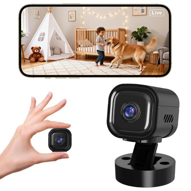 👀 JZDCB Mini Akku-Überwachungskamera mit Bewegungserkennung für 14,99€ (statt 30€)