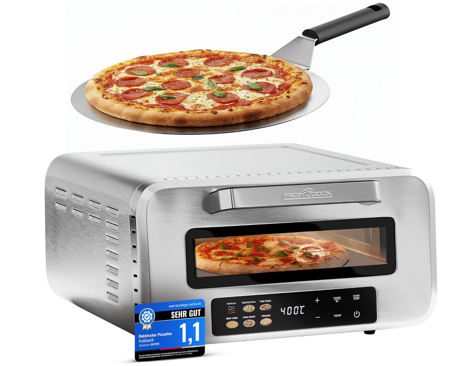 ♨️🍕 ProfiCook 501323 elektrischer 400° Pizzaofen für 99€ (statt 131€)