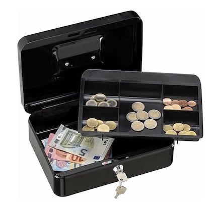 🔑 Burg-Wächter Geldkassette, abschließbar ab 5,71€ (statt 16€)