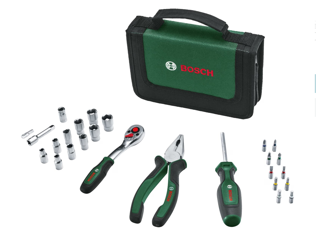 ⚒️  Bosch Starter Werkzeug Set 26-teilig in Tasche für 25,98€ (statt 31€)