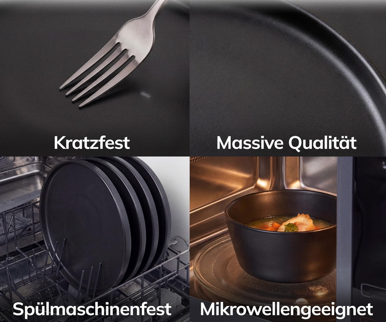 🍽️🍜 Pure Living Manhattan 18-tlg. Steingut Geschirrset 6 Personen für 55,94€ (statt 80€) 🍽️🍜 Pure Living Manhattan 18 tlg. Steingut Geschirrset 6 Personen für 55,94€ (statt 80€)