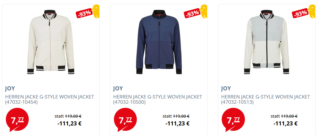 🧥 JOY sportswear G-Style Herren Sweatjacke für nur 13,76€ 💥 (statt 69€) 🧥 JOY sportswear G Style Herren Sweatjacke für nur 13,76€ 💥 (statt 69€)