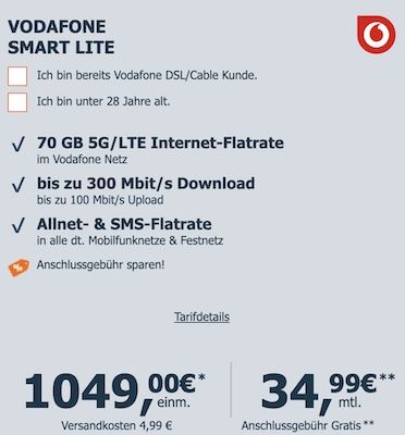 🍏 Apple iPhone 18 Pro Max (256GB) für 1.049€ + Vodafone Allnet 70GB für 34,99€ mtl. + 100€ Bonus