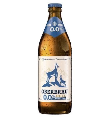 🍺 20er Kiste Oberbräu Hell alkoholfrei 0,0%, je 0,5 L für 13,49€ (statt 18€)