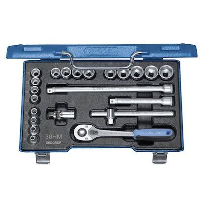 🛠️ Gedore 30 HMU-10 Steckschlüssel-Satz 3/8″, 22-teilig für 183€ (statt 239€)