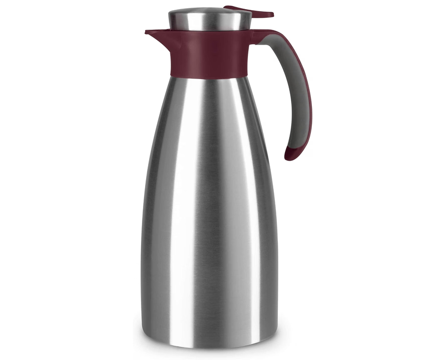 🫖 1L Emsa Soft Grip Isolierkanne Weinrot für 19,44€ (statt 31€)
