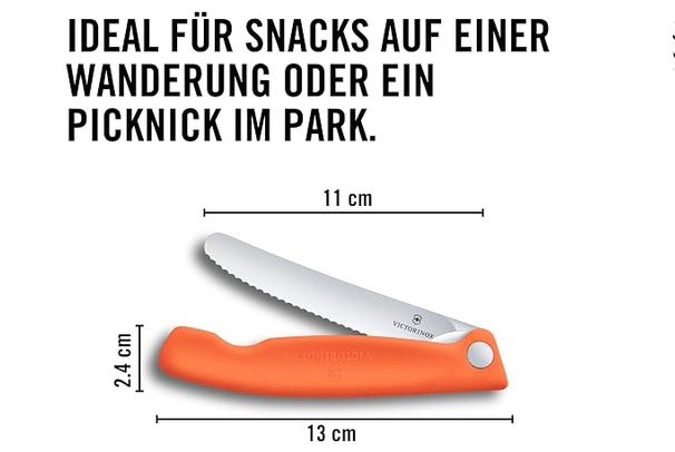 🔪 Victorinox Swiss Classic Faltbares Gemüsemesser mit Wellenschliff ab 13,41€ (statt 20€)