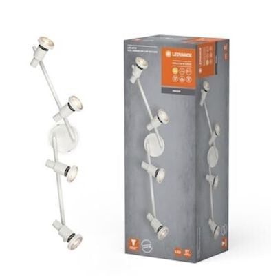 💡 LEDVANCE LED-Deckenstrahler Spot GU10, vierflammig für 13,36€ (statt 21€)