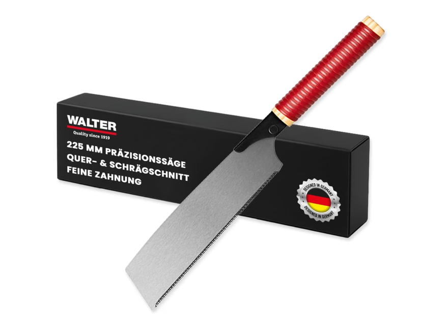 🪚WALTER Japansäge 225 mm Feinsäge mit SK5-Stahlblatt für 14,90€ (statt 25€)