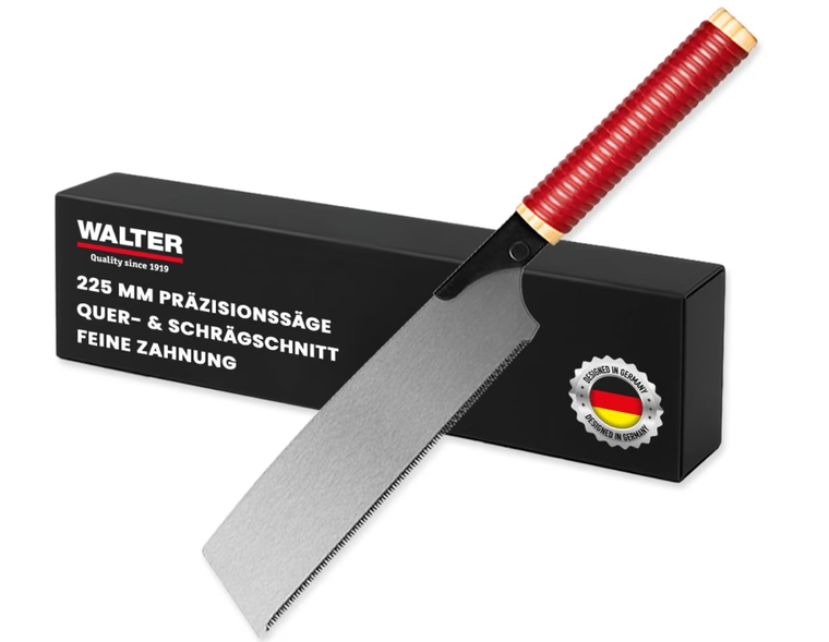 🪚WALTER Japansäge 225 mm Feinsäge mit SK5-Stahlblatt für 14,90€ (statt 25€) 🪚WALTER Japansäge 225 mm Feinsäge mit SK5 Stahlblatt für 14,90€ (statt 25€)