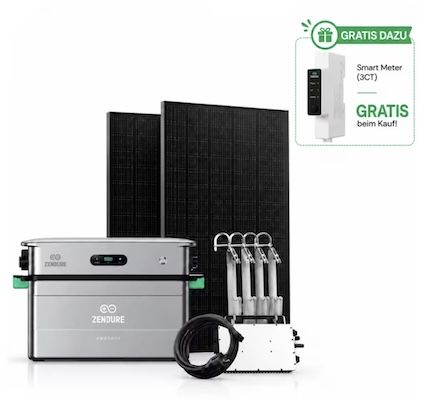 ⚡️ Zendure SolarFlow Balkonkraftwerk-Komplettset inkl. Smart Meter für 779€ (statt 908€)