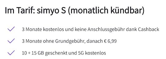 KRASS! 🧨 3 Monate simyo Allnet +25GB komplett KOSTENLOS ➡️ danach bei Bedarf 6,99€ mtl. KRASS! 🧨 3 Monate simyo Allnet +25GB komplett KOSTENLOS ➡️ danach bei Bedarf 6,99€ mtl.