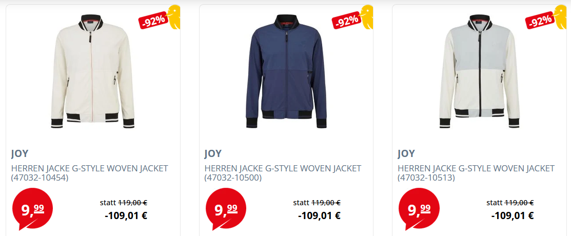🧥 JOY sportswear G-Style Herren Sweatjacke für nur 15,98€ 💥 (statt 69€) 🧥 JOY sportswear G Style Herren Sweatjacke für nur 15,98€ 💥 (statt 69€)