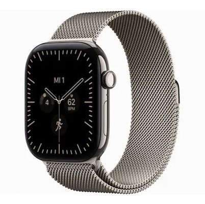 ⌚️ Apple Watch 12 (46mm, 5G) in Natural Titanium mit Milanaise-Armband für 847,39€ (statt 899€)