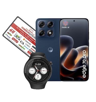 🤯 KRASS 🔥 Motorola Edge 70 Pro + Moto Watch nur 1€ + Vodafone Allnet 50GB 19,99€ mtl. + 100€ Bonus