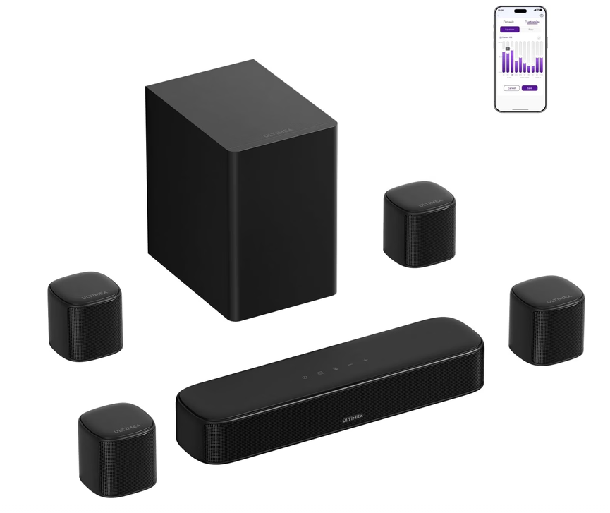 🔊🔊 ULTIMEA Aura A40 Pro 7.1 Surround Sound System Subwoofer 350W für 118,97€ (statt 165€)