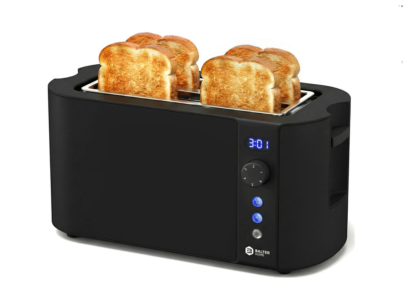 🍞🍞 Balter TS-04-LCD 4 Scheiben Langschlitz Toaster 1.500W für 33,24€ (statt €)