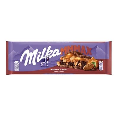🤤 1,2 kg 🍫 4x Milka MMMAX Mandel Karamell, 300g für 10,75€ (statt 20€)