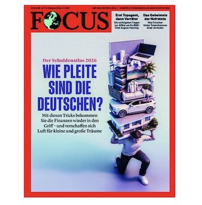 🗞️ 5 Ausgaben Focus GRATIS (statt 30€) + einmalig 8,95€ Versandkosten 🗞️ 5 Ausgaben Focus GRATIS (statt 30€) + einmalig 8,95€ Versandkosten