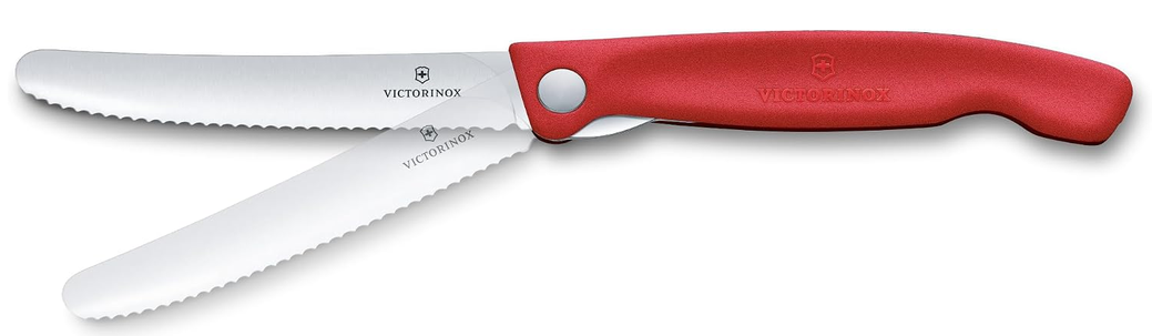 🔪 rotes Victorinox Swiss Classic Faltbares Gemüsemesser mit Wellenschliff ab 11,30€ (statt 24€)
