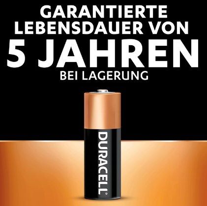 🔋 16x Duracell Alkaline MN21 12V 23A Batterien für 9,99€ (statt 21€)