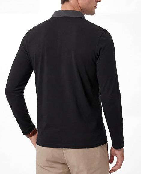 👕 GLESTORE Langarm Poloshirt mit Kontrastkragen für 14,99€ (statt 30€) - in 3 Farben 👕 GLESTORE Langarm Poloshirt mit Kontrastkragen für 14,99€ (statt 30€) in 3 Farben