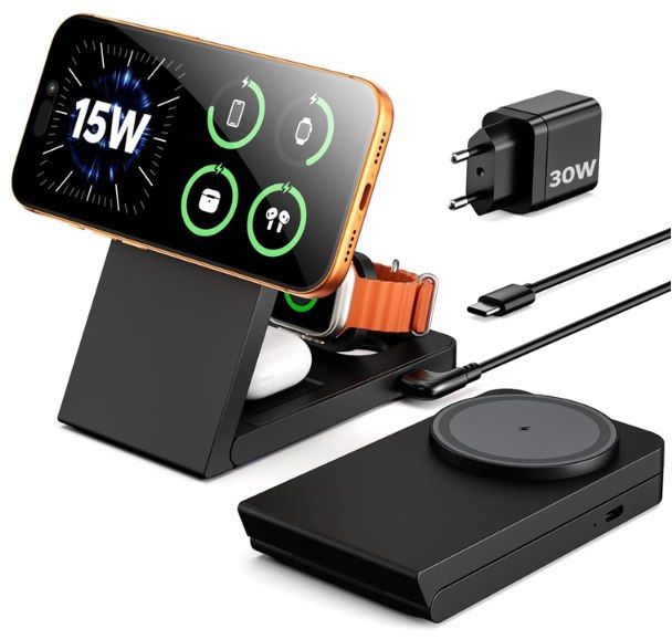 🧲 Eddibox 15W 3in1 Magsafe Ladestation inkl. 30W Netzteil für 19,99€ (statt 30€) 🧲 Eddibox 15W 3in1 Magsafe Ladestation inkl. 30W Netzteil für 19,99€ (statt 30€)