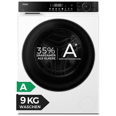 👕 Haier G5 Serie Frontlader Waschmaschine mit 9kg für 419,90€ (statt 500€)