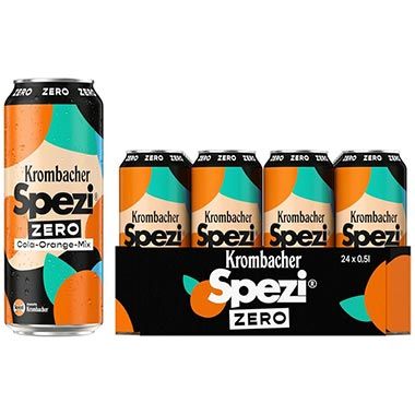🥤 24er Pack Krombacher Spezi Zero Dose, 0,5L ab 18,99€ (statt 26€) – 0,79€ pro Dose