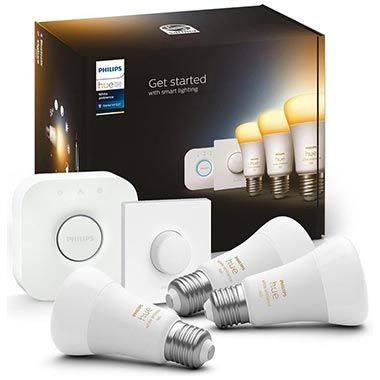 💡 Philips Hue White Ambiance E27 Starter Set inkl. Smart Button für 77,99€ (statt 130€)