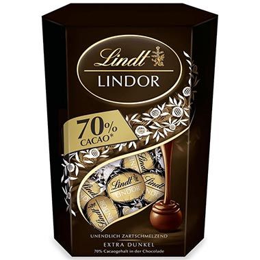 🍫 Lindt Lindor Kugeln 70%, 500g für 17,79€ (statt 24€)