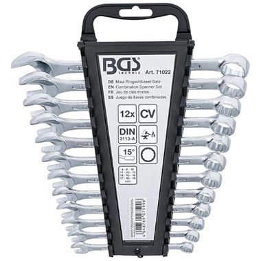 🛠️ BGS 71022 Maul-Ringschlüssel-Satz, SW 8-19 mm, 12-tlg. für 12,19€ (statt 17€)