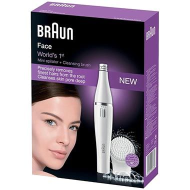 👩🏻‍🦰 Braun FaceSpa 810 Gesichtsepilierer mit Reinigungsbürste für 38,24€ (statt 45€)