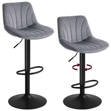 🪑 2er Set VASAGLE Barhocker mit Rückenlehne für 59,99€ (statt 90€)