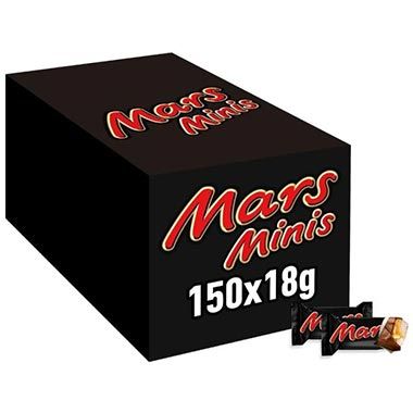 2,7kg 🍫 150er Pack Mars Minis Riegel für 20€ (statt 37€)
