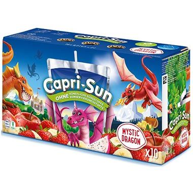 8 Liter! 🍹 4 x 10er Pack Capri-Sun Mystic Dragon Fruchtsaftgetränk ab 11€ (statt 17€)
