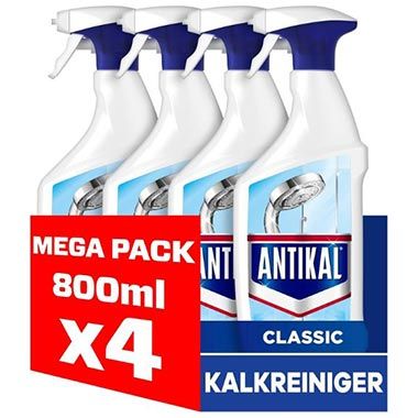 🧽 4 x 4er Pack Antikal Kalkreiniger Classic, je 800ml ab 35,56€ (statt 47€) – 13 Liter!